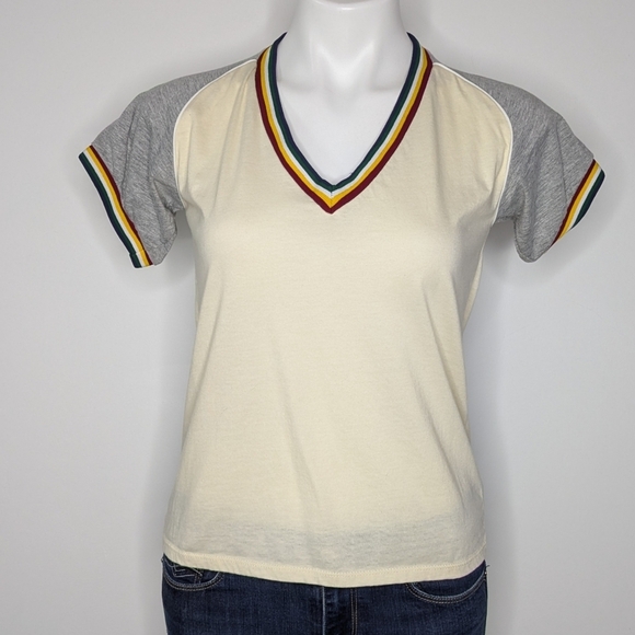 Camp Collection Tops - Camp Collection Will Tee Cream Grey Short Sleeve T-shirt XS